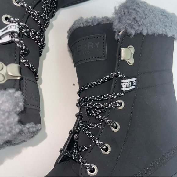 SPERRY TOP SIDER Juneau Faux Shearling Trim Boot- New In Box- Reemoly - Picture 9 of 15